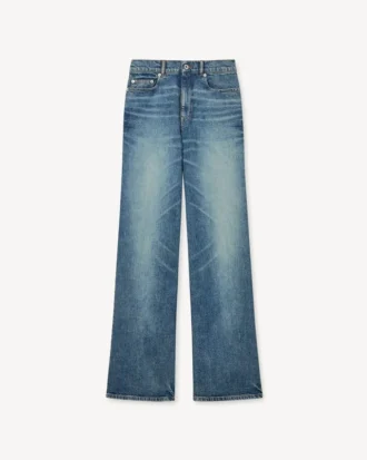 Ayame Wide Jeans i stretchig japansk denim