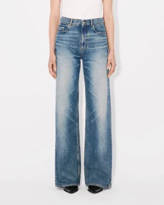 Ayame Wide Jeans i stretchig japansk denim
