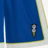 Bermudashorts med broderi ”Happy Sweet” i bomullssatin