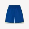 Bermudashorts med broderi ”Happy Sweet” i bomullssatin