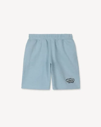 Bermudashorts med broderi ”Happy Sweet” i frotté