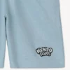 Bermudashorts med broderi ”Happy Sweet” i frotté
