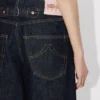 Bermudashorts med låg midja i japansk denim Bermudashorts med låg midja i japansk denim