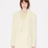 Blazer med sjalkrage i ny ull Blazer med sjalkrage i ny ull