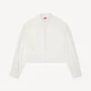 Blus i blandad siden