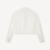 Blus i blandad siden