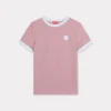 ’Boke Flower 2.0’ broderad figursydd T-shirt i bomull