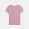 ’Boke Flower 2.0’ broderad figursydd T-shirt i bomull