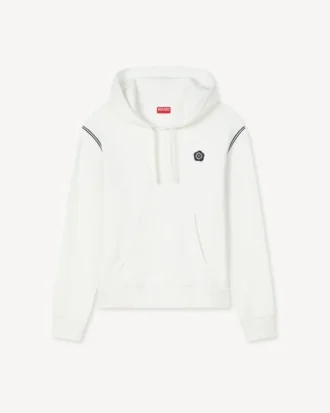 Boke Flower 2.0′ broderad hoodie i bomull