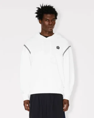 Boke Flower 2.0′ broderad hoodie i bomull