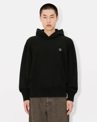 Boke Flower 2.0′ broderad hoodie i bomull