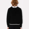 ’Boke Flower 2.0’ broderad hoodie med dragkedja i bomull och ull ’Boke Flower 2.0’ broderad hoodie med dragkedja i bomull och ull