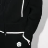 ’Boke Flower 2.0’ broderad hoodie med dragkedja i bomull och ull ’Boke Flower 2.0’ broderad hoodie med dragkedja i bomull och ull