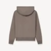 ’Boke Flower 2.0’ broderad hoodie med dragkedja i bomull och ull
