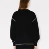 Boke Flower 2.0′ broderad kofta i ull och bomull