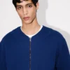 Boke Flower 2.0′ broderad kofta med dragkedja i bomull Boke Flower 2.0′ broderad kofta med dragkedja i bomull