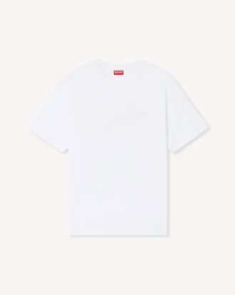’Boke Flower 2.0’ broderad T-shirt i bomull med lös passform