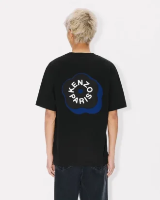 ’Boke Flower 2.0’ broderad oversized-T-shirt i bomull