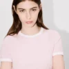 Boke Flower 2.0′ broderad ribbad T-shirt Boke Flower 2.0′ broderad ribbad T-shirt