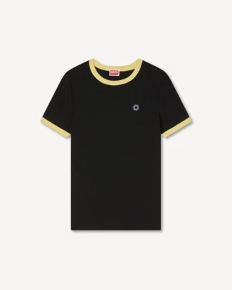 ’Boke Flower 2.0’ broderad T-shirt i bomull