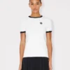 ’Boke Flower 2.0’ broderad T-shirt i bomull ’Boke Flower 2.0’ broderad T-shirt i bomull