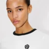 ’Boke Flower 2.0’ broderad T-shirt i bomull ’Boke Flower 2.0’ broderad T-shirt i bomull