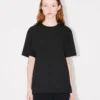 ’Boke Flower 2.0’ broderad T-shirt i bomull med lös passform