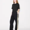 ’Boke Flower 2.0’ broderad T-shirt i bomull med lös passform