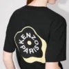 ’Boke Flower 2.0’ broderad T-shirt i bomull med lös passform