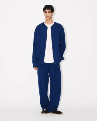 ’Boke Flower 2.0’ broderade raka joggingbyxor i bomull