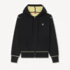 Boke Flower 2.0′ hoodie med dragkedja i ullbomull