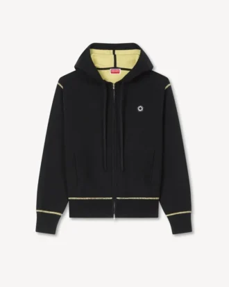 Boke Flower 2.0′ hoodie med dragkedja i ullbomull Boke Flower 2.0′ hoodie med dragkedja i ullbomull