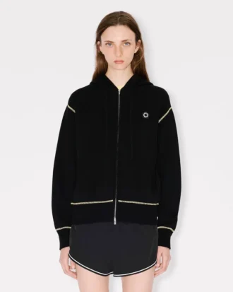 Boke Flower 2.0′ hoodie med dragkedja i ullbomull Boke Flower 2.0′ hoodie med dragkedja i ullbomull