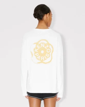 ”Boke Flower 2.0” långärmad T-shirt i bomull