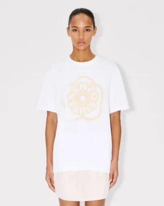 ’Boke Flower 2.0’ Löst sittande T-shirt i bomull