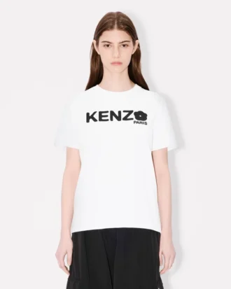 ’Boke Flower 2.0’ Löst sittande T-shirt i bomull