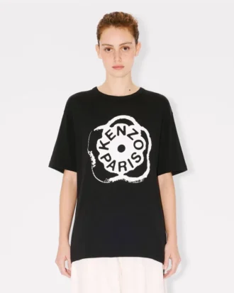 ’Boke Flower 2.0’ Löst sittande T-shirt i bomull