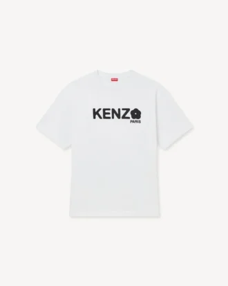 ’Boke Flower 2.0’ Oversized T-shirt i bomull
