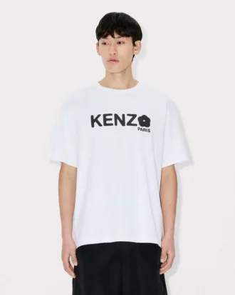 ’Boke Flower 2.0’ Oversized T-shirt i bomull