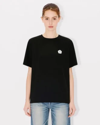 ’Boke Flower 2.0’ Relax-T-shirt i bomull
