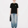 ’Boke Flower 2.0’ Relax-T-shirt i bomull