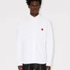”Boke Flower” broderad casualskjorta i bomulls-oxford ”Boke Flower” broderad casualskjorta i bomulls-oxford