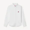 ”Boke Flower” broderad figursydd skjorta ”Boke Flower” broderad figursydd skjorta