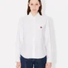 ”Boke Flower” broderad figursydd skjorta ”Boke Flower” broderad figursydd skjorta