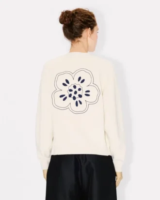 Boke Flower-broderad kofta i ull Boke Flower-broderad kofta i ull