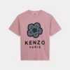 Boke Flower’ broderad oversized T-shirt i tjock bomull
