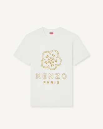Boke Flower-broderad slim-fit T-shirt i bomull