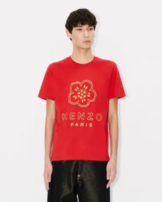Boke Flower-broderad slim-fit T-shirt i bomull