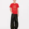 Boke Flower-broderad slim-fit T-shirt i bomull