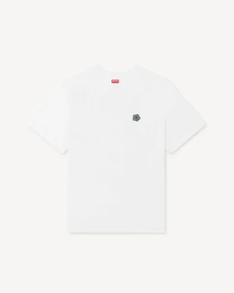 Boke Flower-broderad T-shirt i avslappnad passform Boke Flower-broderad T-shirt i avslappnad passform